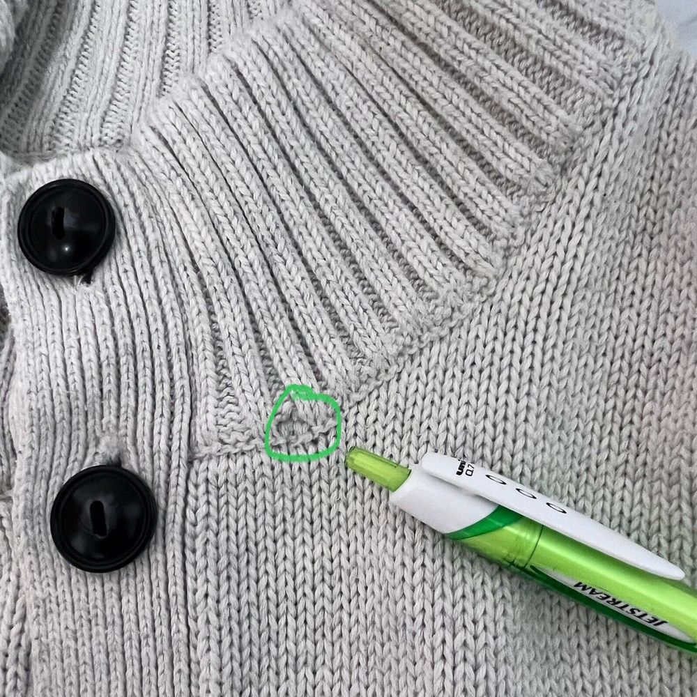 Chaps Fair Isle Nordic Cotton Pullover Mens XL Mock Neck Sweater Apres Chalet - Picture 7 of 16